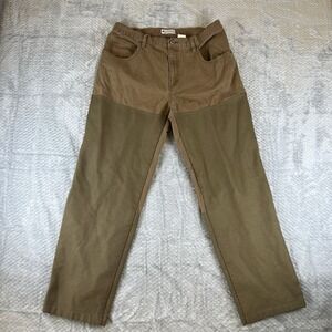 Columbia Canvas Work Pants Mens 35x31 Utility Outdoor Double Knee Brushguard